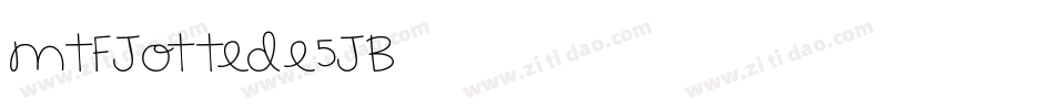 MtfJotted-e5JB字体转换