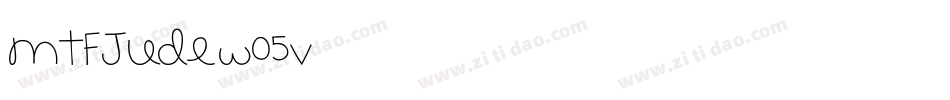 MtfJude-W05v字体转换