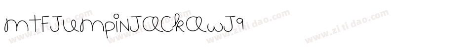 MtfJumpinJack-aWJ9字体转换