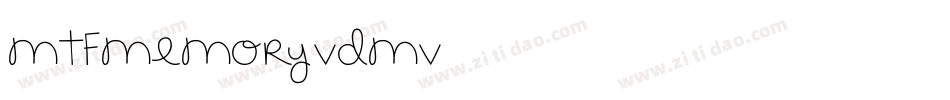 MtfMemory-VdmV字体转换