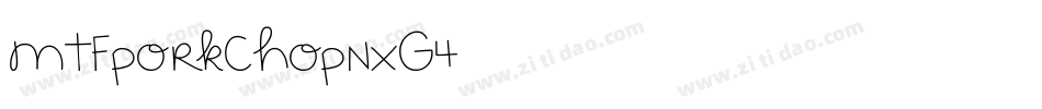MtfPorkChop-nXG4字体转换