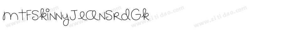 MtfSkinnyJeans-rdGK字体转换