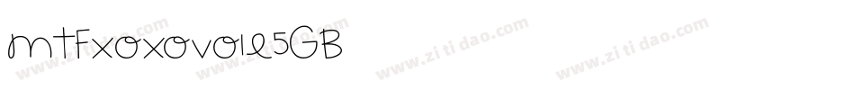 MtfXoxoVo1-e5GB字体转换