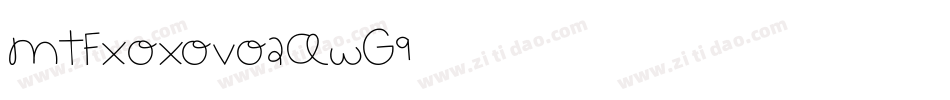MtfXoxoVo2-aWG9字体转换