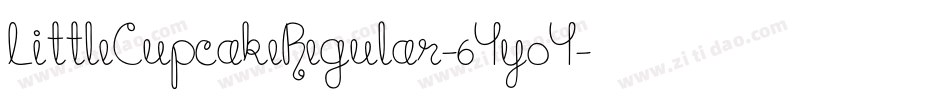 LittleCupcakeRegular-6Yy0Y字体转换