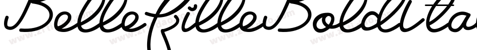 BelleFilleBoldItalic-owMKB字体转换