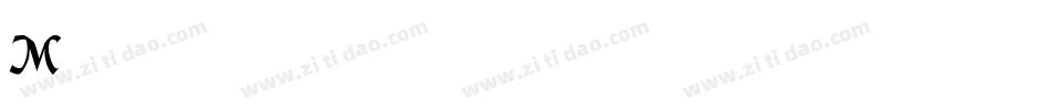 MacHumaine-Normal-Italic字体转换