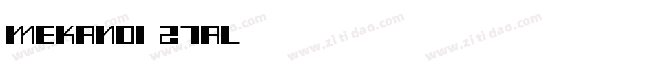 Mekano1-z7AL字体转换