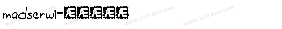 madscrwl字体转换
