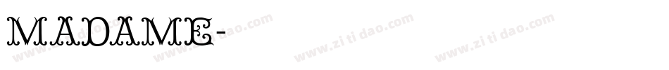 Madame字体转换