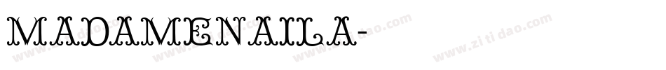 MadameNaila字体转换