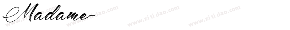 Madame字体转换