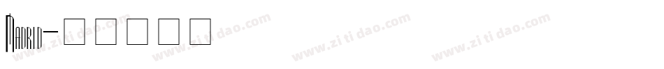 Madrid字体转换