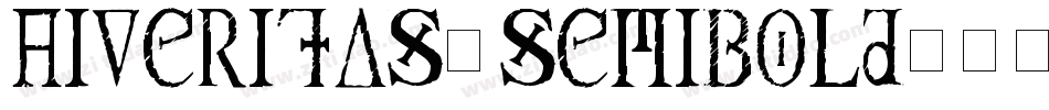 AIVeritas-SemiBold字体转换