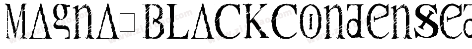 Magna-BlackCondensed字体转换