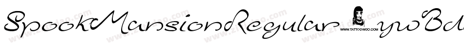 SpookMansionRegular-ywBde字体转换