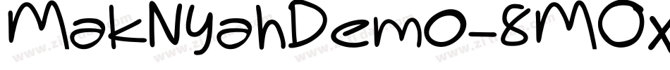 MakNyahDemo-8MOxn字体转换