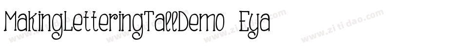MakingLetteringTallDemo-Eya8字体转换