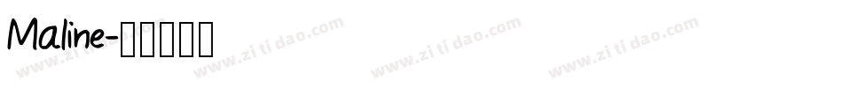 Maline字体转换