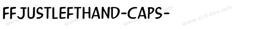 FFJustlefthand-Caps字体转换