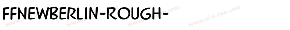 FFNewberlin-Rough字体转换