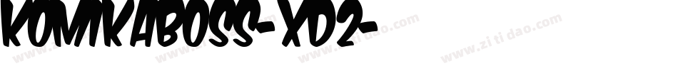 KomikaBoss-XD2字体转换