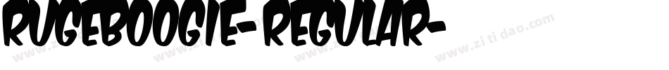 RugeBoogie-Regular字体转换