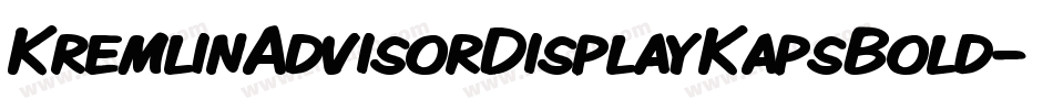 KremlinAdvisorDisplayKapsBold-POGE字体转换
