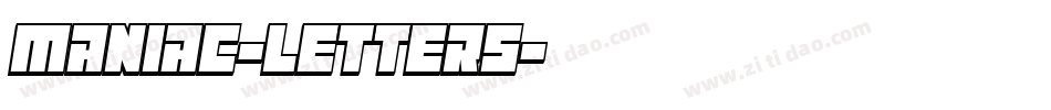 Maniac-Letters字体转换