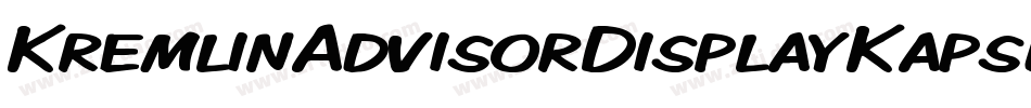 KremlinAdvisorDisplayKapsBold-POGE字体转换
