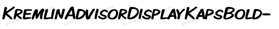 KremlinAdvisorDisplayKapsBold-POGE字体转换