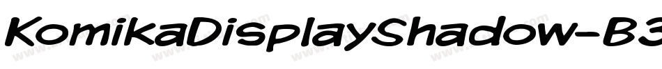 KomikaDisplayShadow-B3B字体转换