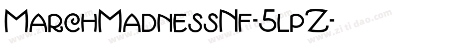 MarchMadnessNf-5lpZ字体转换
