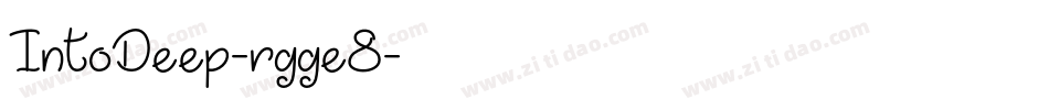 IntoDeep-rgge8字体转换