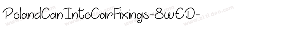 PolandCanIntoCarFixings-8wED字体转换