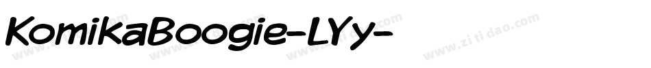 KomikaBoogie-LYy字体转换