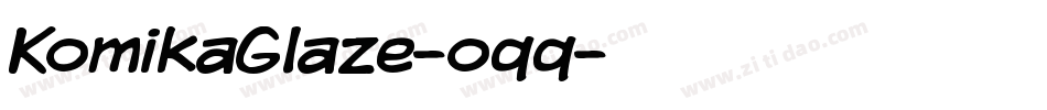 KomikaGlaze-oqq字体转换