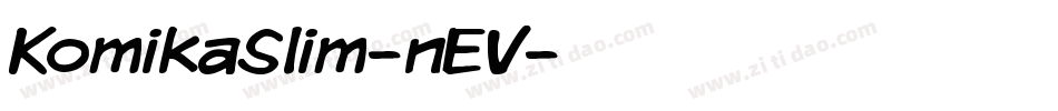KomikaSlim-nEV字体转换