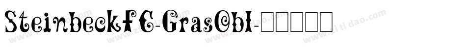 SteinbeckFC-GrasObl字体转换