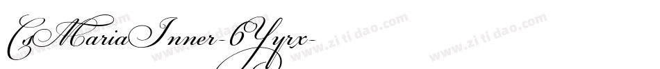 CsMariaInner-6Yyrx字体转换