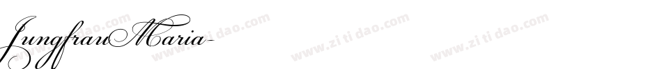 JungfrauMaria字体转换