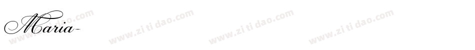 Maria字体转换