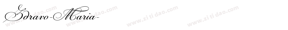 Zdravo-Maria字体转换