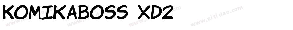 KomikaBoss-XD2字体转换