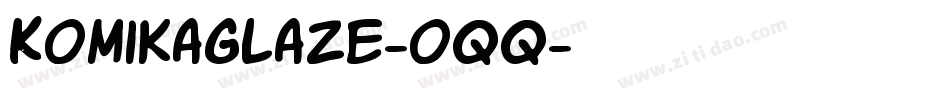 KomikaGlaze-oqq字体转换