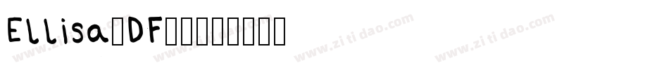 Ellisa-DF-2字体转换