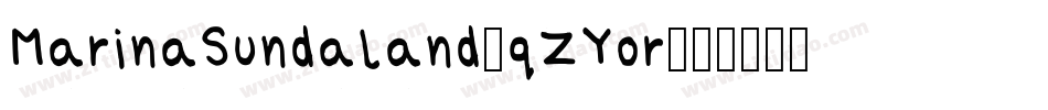 MarinaSundaland-qZYor字体转换