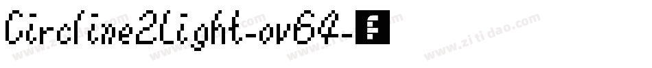 Circline2Light-ov64字体转换