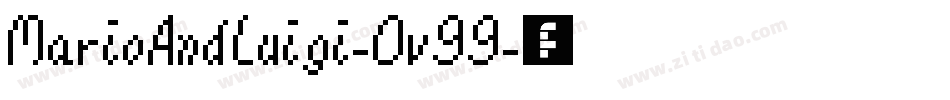 MarioAndLuigi-0v99字体转换