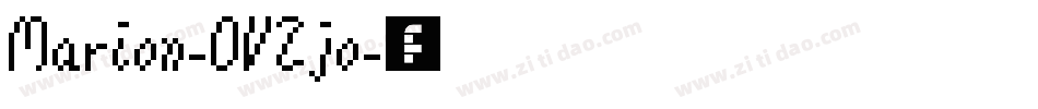 Marion-OVZjo字体转换